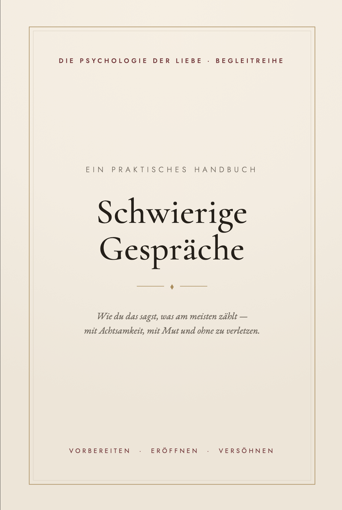 Schwierige Gespräche — Das praktische Handbuch Cover