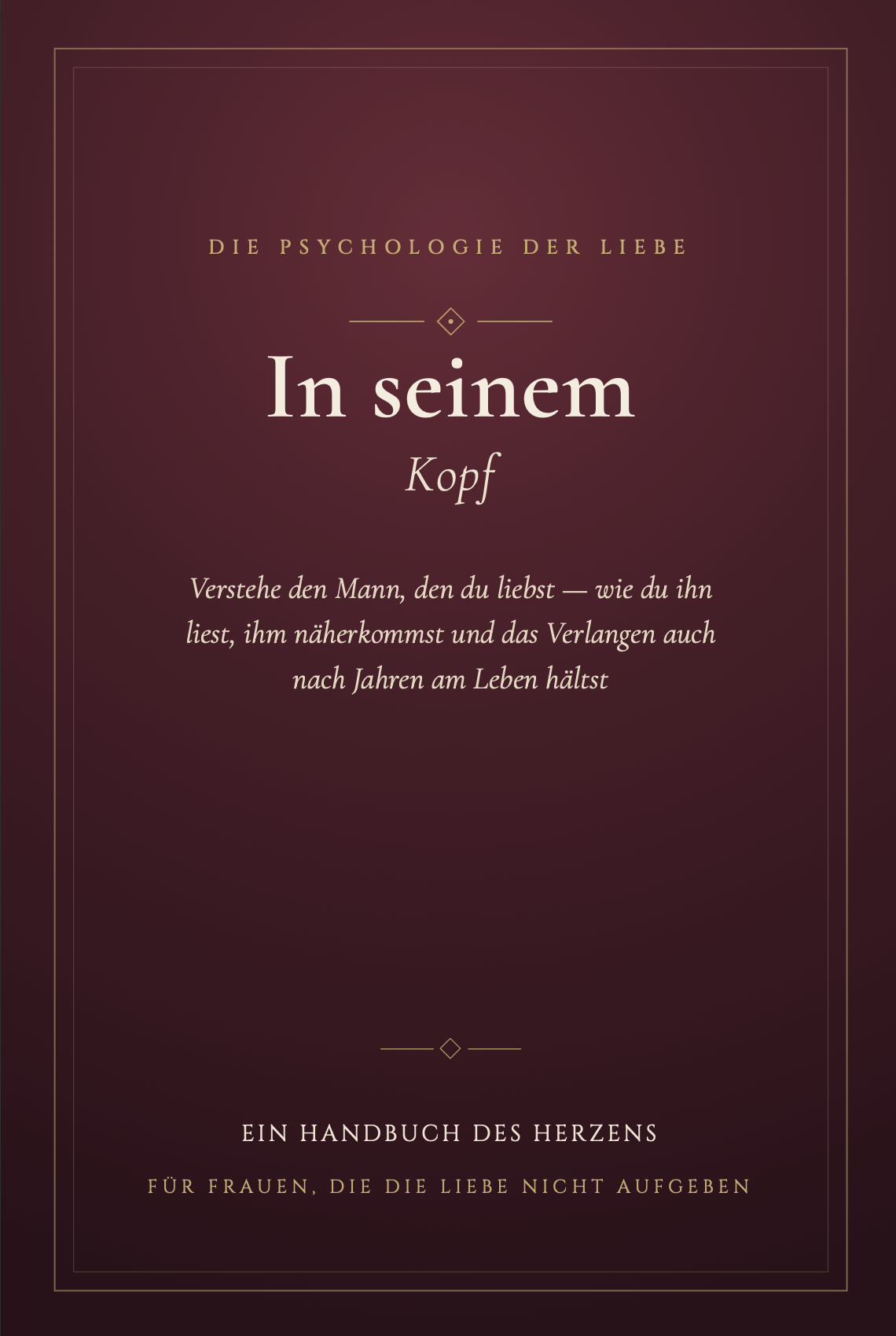In seinem Kopf — Buchcover